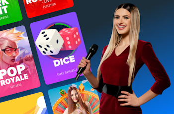 A showcase of various casino games